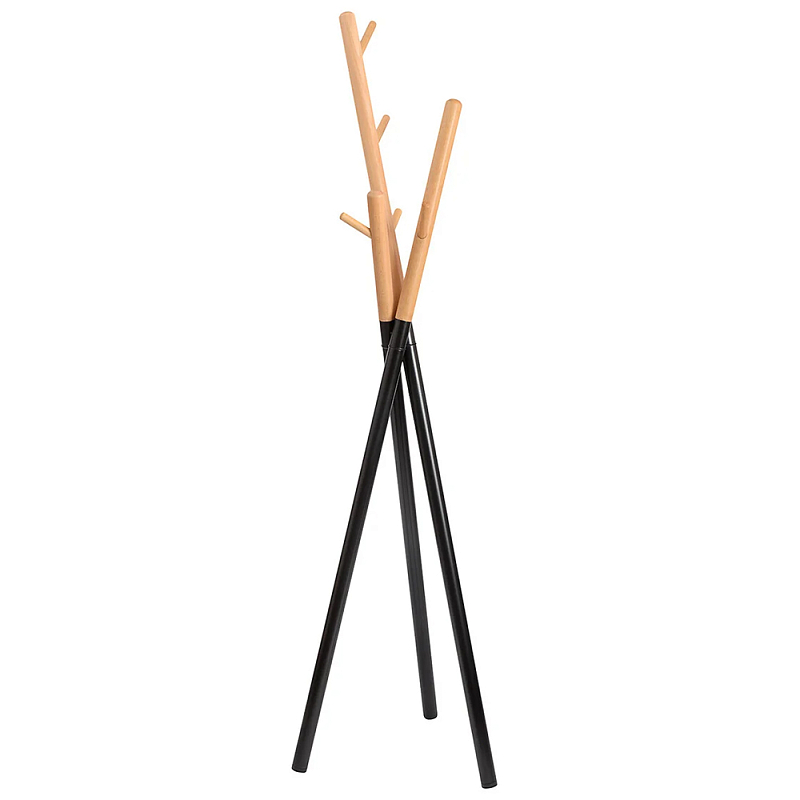 Напольная вешалка Glen Floor Hanger Древесина Черный Напольная вешалка Glen Floor Hanger Древесина Черный в Челябинске | Loft Concept