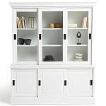 Витрина из массива сосны Cobbett White Wood Showcase варинант исполнения - 2 | Loft Concept в Челябинске