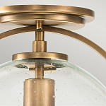 Потолочный светильник с прозрачным стеклянным шаром с эффектом пузырьков Hinkley варинант исполнения - 14 | Loft Concept в Челябинске