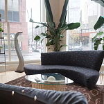 Дизайнерский журнальный стол в виде раковины с жемчужиной под прозрачной столешницей Fahin варинант исполнения - 4 | Loft Concept в Челябинске