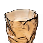 Ваза стеклянная фактурная Crumpled Vase 32 см варинант исполнения - 2 | Loft Concept в Челябинске