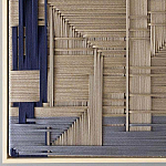 Аксессуар Геометрическая абстракция Figurative Beige Wall Hangings варинант исполнения - 1 | Loft Concept в Челябинске