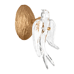 Бра с прозрачной стеклянной фигуркой птички Serip Voa варинант исполнения - 3 | Loft Concept в Челябинске