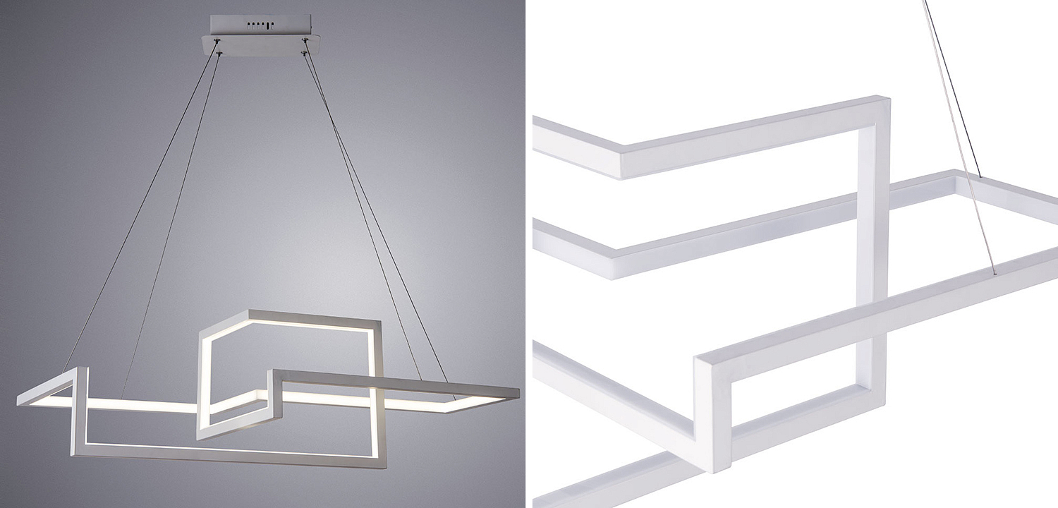 Люстра Esther Geometric White Chandelier II Люстра Esther Geometric White Chandelier II - Loft-Concept в Челябинске
