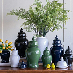 Ваза с крышкой однотонная Высота 48 см Chinoiserie Ceramics варинант исполнения - 6 | Loft Concept в Челябинске