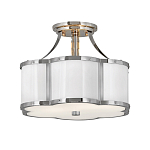 Потолочный светильник с декоративными заклепками Hinkley  варинант исполнения - 11 | Loft Concept в Челябинске