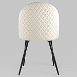 Мягкий стул в бежевом велюре Miruna Chair варинант исполнения - 4 | Loft Concept в Челябинске