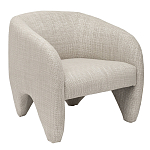 Дизайнерское кресло мягкое в белой обивке White Canvas варинант исполнения - 1 | Loft Concept в Челябинске