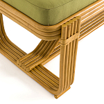 Скамья из ротанга с подушкой Mattia Rattan Bench варинант исполнения - 4 | Loft Concept в Челябинске