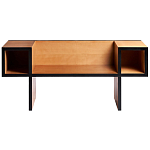 Дизайнерская скамейка  Canton  Beech and Black Bench варинант исполнения - 1 | Loft Concept в Челябинске