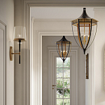 Подвесной светильник в форме фонаря чёрного цвета Black Lantern варинант исполнения - 3 | Loft Concept в Челябинске