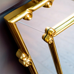 Зеркало прямоугольное Golden Classic Ornament Mirror варинант исполнения - 3 | Loft Concept в Челябинске