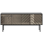 Длинная тумба с зеркальным декором Serena варинант исполнения - 5 | Loft Concept в Челябинске