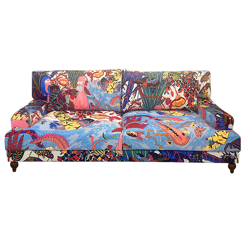 Премиальный Акцентный Диван Simpsons in Paradise Pop Art Sofa Мульти Премиальный Акцентный Диван Simpsons in Paradise Pop Art Sofa Мульти в Челябинске | Loft Concept