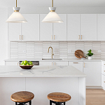 Подвесной светильник с белым стеклянным конусным плафоном Alora Mood варинант исполнения - 13 | Loft Concept в Челябинске