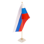 Флагшток на подставке из натурального камня Stone Flagpole варинант исполнения - 1 | Loft Concept в Челябинске