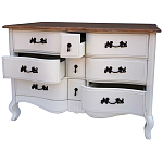 Комод бежевый в стиле Прованс Montmartre Provence Beige Wide варинант исполнения - 5 | Loft Concept в Челябинске