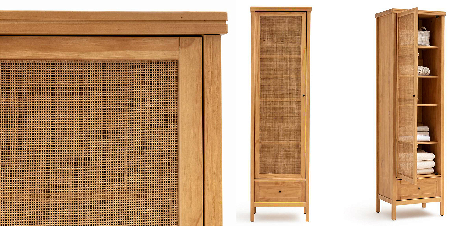 Шкаф Niels Wicker Cupboard Шкаф Niels Wicker Cupboard - Loft-Concept в Челябинске