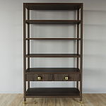 Стеллаж с двумя ящиками Elsa Dreams Walnut варинант исполнения - 4 | Loft Concept в Челябинске