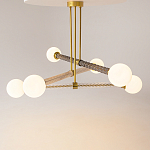 Люстра со стеклянными вставками Helios варинант исполнения - 2 | Loft Concept в Челябинске