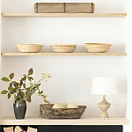 Настольная лампа деревянная с белым абажуром Wooden Table Lamp варинант исполнения - 6 | Loft Concept в Челябинске