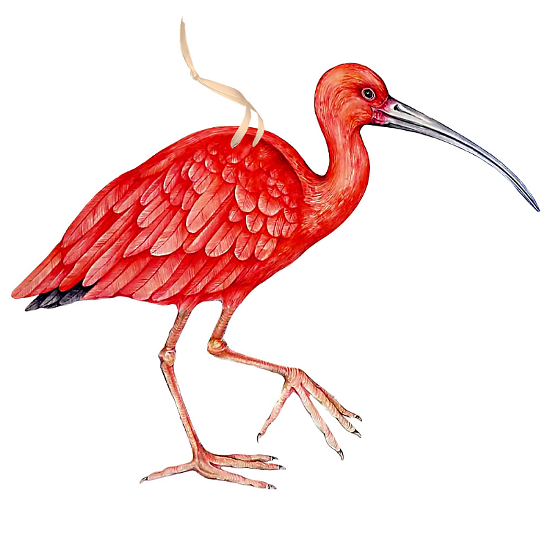 Арт-объект Scarlet Ibis Красный Арт-объект Scarlet Ibis Красный в Челябинске | Loft Concept