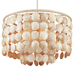 Люстра с каскадом из круглых декоративных элементов Texture Discs варинант исполнения - 2 | Loft Concept в Челябинске