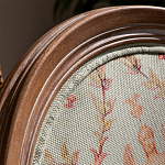 Барный стул из массива бука светло-зеленый с растительным орнаментом Raffael Angel Green Bar stool варинант исполнения - 4 | Loft Concept в Челябинске