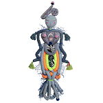 Кукла из одежды и павлопосадских платков Rusalka Blue Jeans 2 варинант исполнения - 1 | Loft Concept в Челябинске