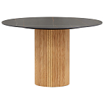 Круглый обеденный стол Malcolm Stone Dinner Table варинант исполнения - 1 | Loft Concept в Челябинске