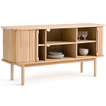 Длинный низкий буфет с 2-мя раздвижными дверцами Toinette Light Cupboard варинант исполнения - 3 | Loft Concept в Челябинске