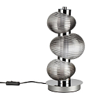 Настольная лампа с 3-мя рифлеными стеклянными шарами Marcelh Light варинант исполнения - 5 | Loft Concept в Челябинске