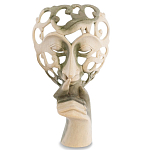 Маска ручной работы деревянная резная Beauty Mask варинант исполнения - 1 | Loft Concept в Челябинске