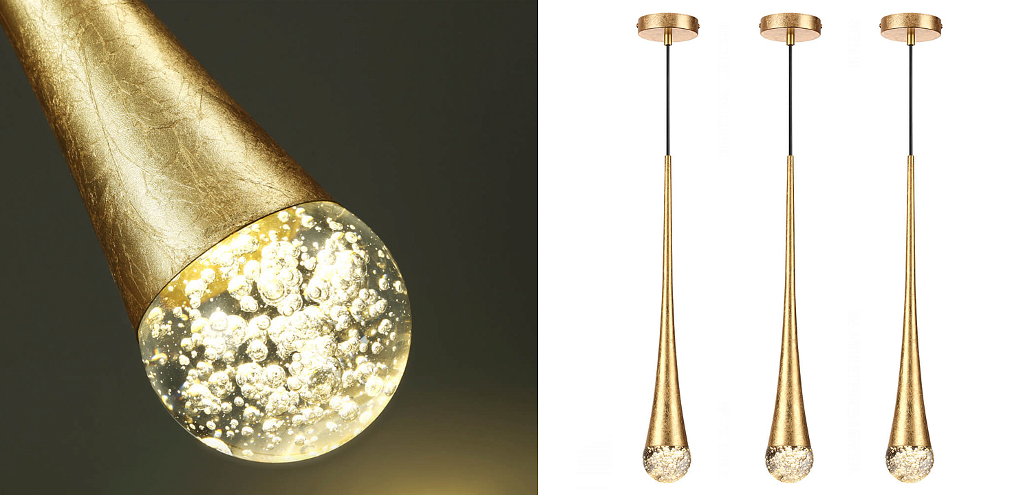 Подвесной светильник Golden Drop Lamp Подвесной светильник Golden Drop Lamp - Loft-Concept в Челябинске