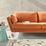 Приставной стол из керамики Manufacto Gray-green варинант исполнения - 5 | Loft Concept в Челябинске