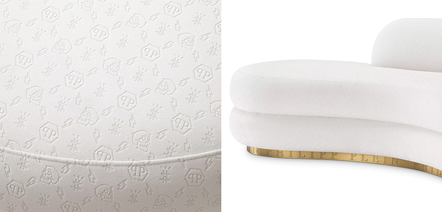 Диван белый Philipp Plein Sofa Icon Диван белый Philipp Plein Sofa Icon - Loft-Concept в Челябинске