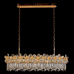 Люстра с декоративными элементами в виде крупных хрустальных цветов Palace Gardens варинант исполнения - 2 | Loft Concept в Челябинске