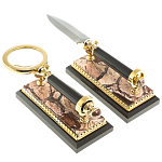 Настольный письменный набор из яшмы Manager Organizer варинант исполнения - 9 | Loft Concept в Челябинске