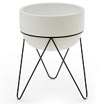 Кашпо Elevated Planters Luna 54 белое варинант исполнения - 1 | Loft Concept в Челябинске