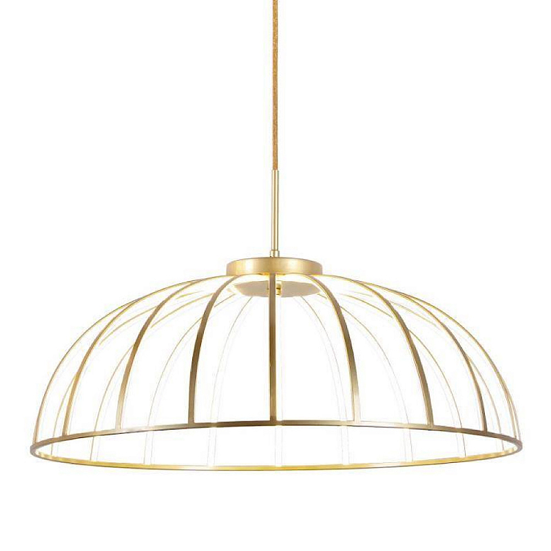 Подвесной светильник Brass Modern FRITURE VERTIGO PENDANT  Матовая латунь Белый в Челябинске | Loft Concept 