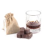 Камни для охлаждения виски из красного лемезита Natural Stone Cube варинант исполнения - 6 | Loft Concept в Челябинске