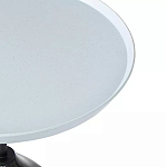 Кофейный столик с круглой столешницей и мраморным основанием Steel Reliability варинант исполнения - 4 | Loft Concept в Челябинске