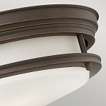 Потолочный светильник для ванных комнат со стеклянным плафоном в форме перевернутого конуса Hinkley варинант исполнения - 23 | Loft Concept в Челябинске