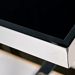 Столик журнальный квадратный с основанием в оттенках хром и золото Harmony Color and Shapes варинант исполнения - 2 | Loft Concept в Челябинске