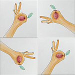 Плитка дизайнерская с рисунком Лимон варинант исполнения - 1 | Loft Concept в Челябинске