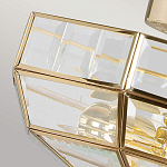 Потолочный светильник шестигранной формы с прозрачными стеклянным плафоном Elstead Lighting варинант исполнения - 12 | Loft Concept в Челябинске