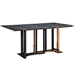 Стол обеденный со стальными ножками оригинальной формы Gourmet Meal варинант исполнения - 1 | Loft Concept в Челябинске