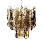 Люстра из круглых стеклянных элементов Vienna варинант исполнения - 1 | Loft Concept в Челябинске