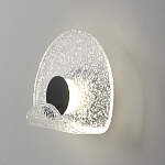 Бра из текстурированного прозрачного стекла с изогнутым краем Textured Glass  варинант исполнения - 2 | Loft Concept в Челябинске