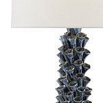 Настольная лампа с корпусом из цветков колокольчика Cascade of Blue Flowers варинант исполнения - 1 | Loft Concept в Челябинске